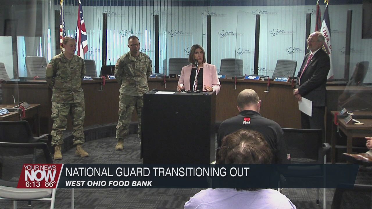 Ohio National Guard set to leave West Ohio Food Bank mission